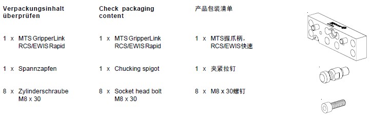 ER-038622 MTS握爪柄Rapid